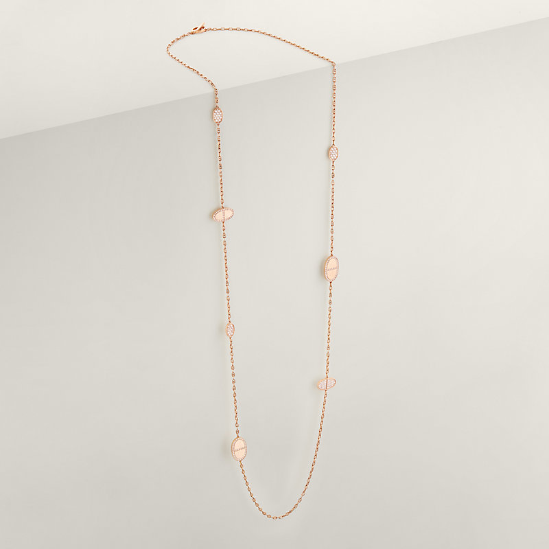 Chaine d'ancre Contour long necklace | Hermès USA